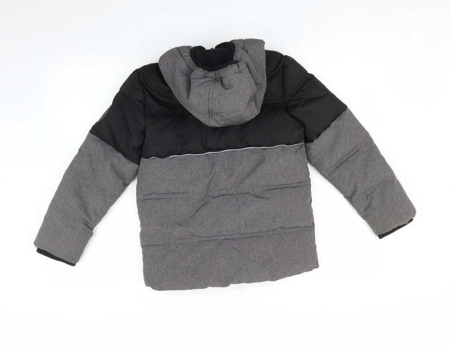 F&F Boys Grey   Basic Coat Coat Size 9-10 Years
