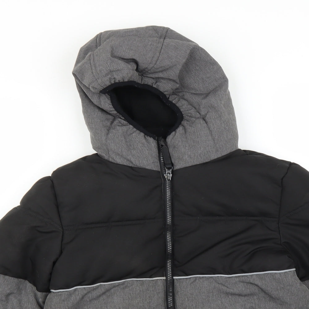 F&F Boys Grey   Basic Coat Coat Size 9-10 Years