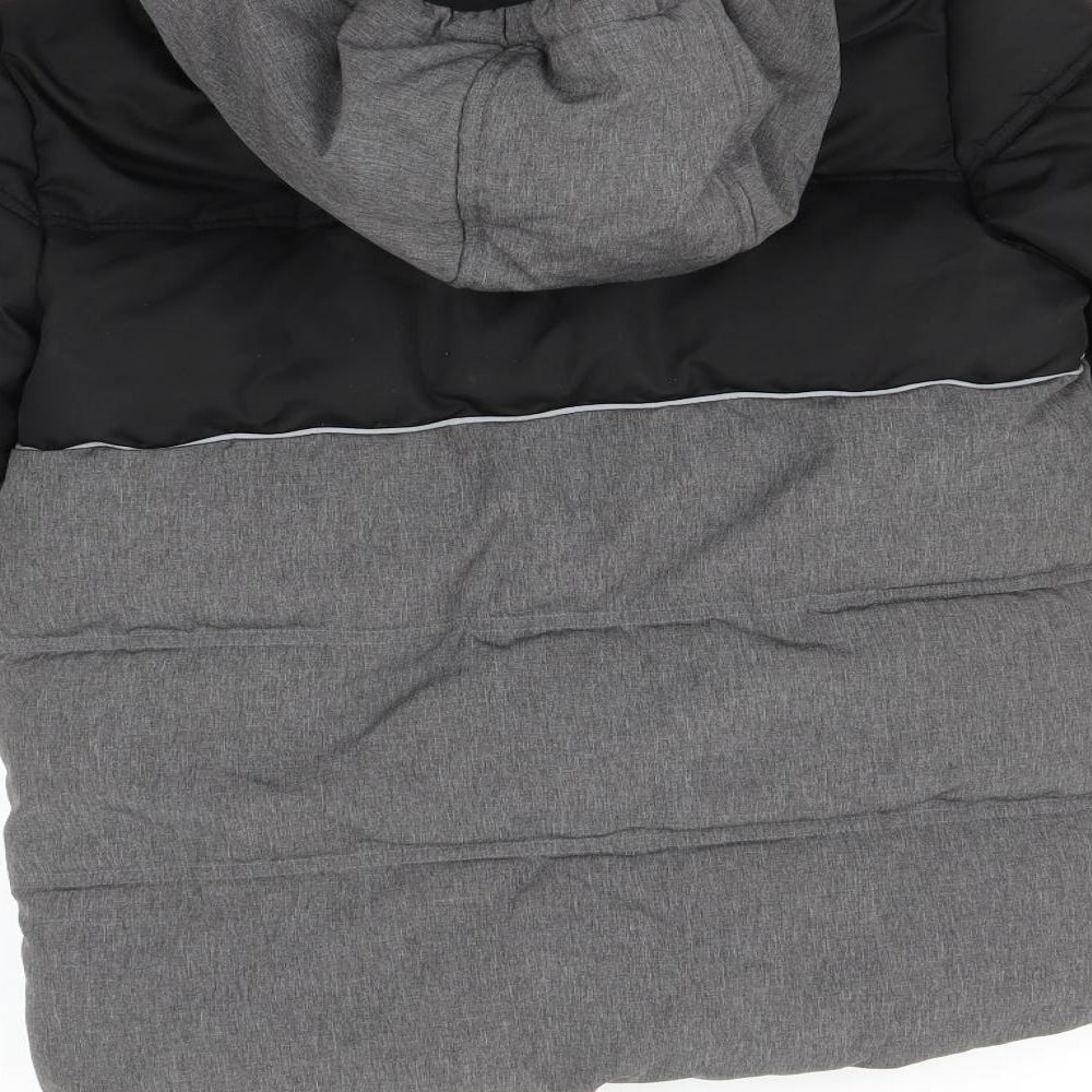 F&F Boys Grey   Basic Coat Coat Size 9-10 Years
