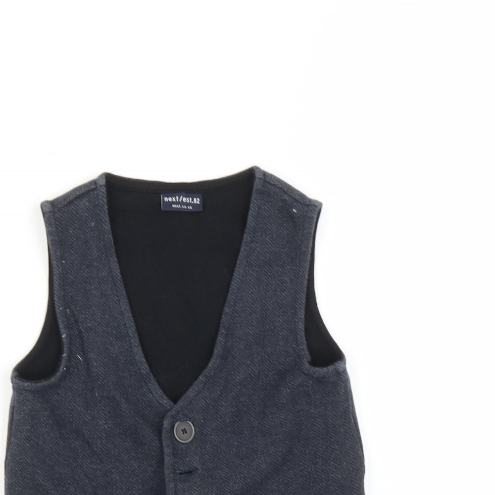 NEXT Boys Blue   Jacket  Size 2-3 Years  - Waistcoat