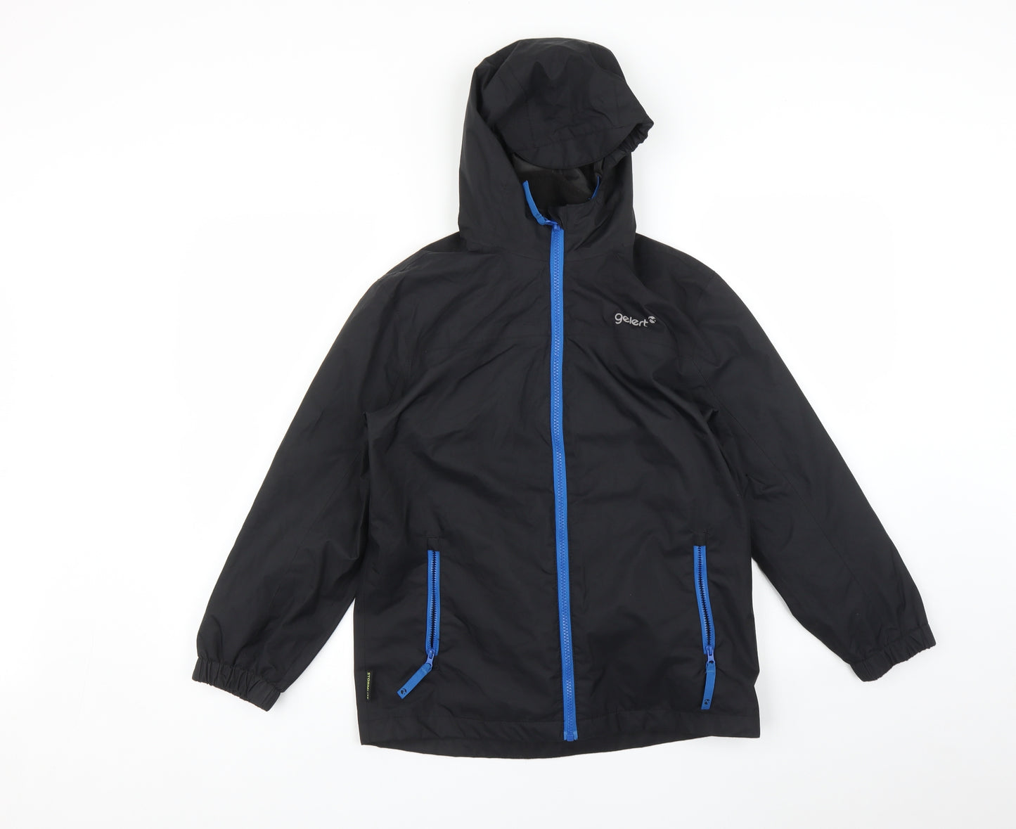 Gelert Boys Black   Basic Coat Coat Size 11-12 Years