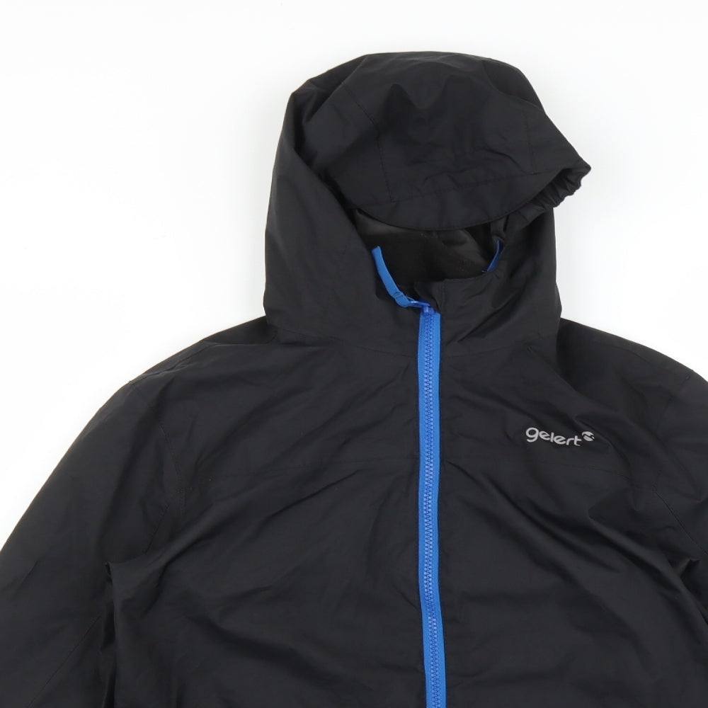 Gelert Boys Black   Basic Coat Coat Size 11-12 Years
