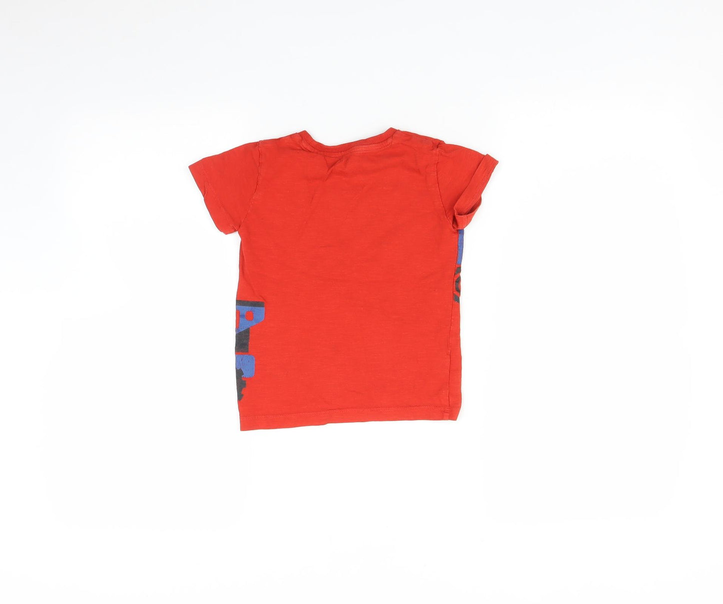 NEXT Girls Orange   Basic T-Shirt Size 3-4 Years