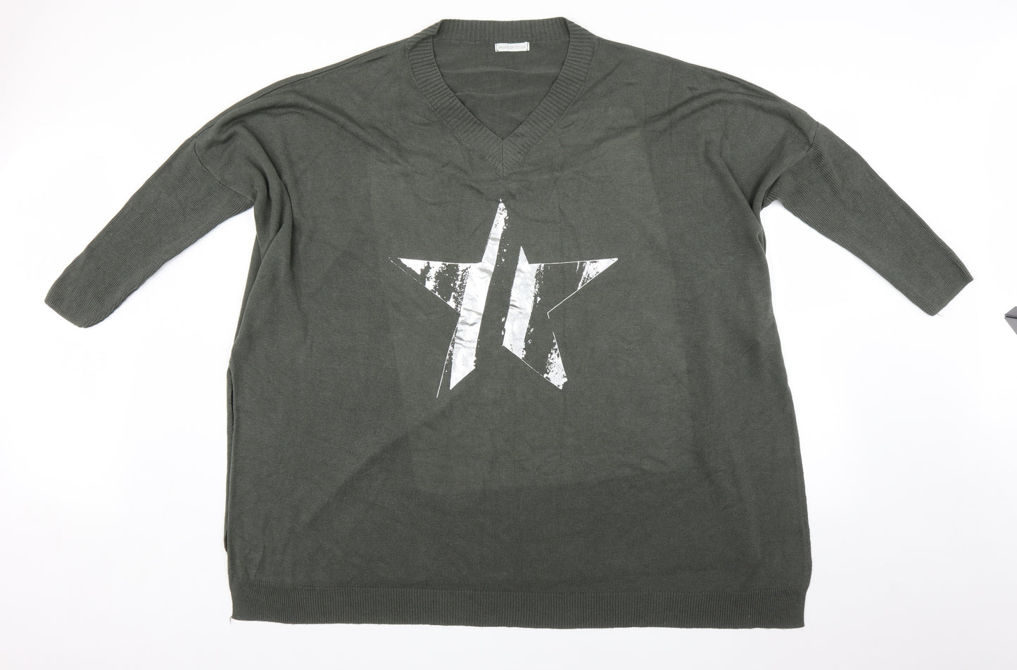 Preworn Womens Green   Pullover Jumper Size 2XL  - Star