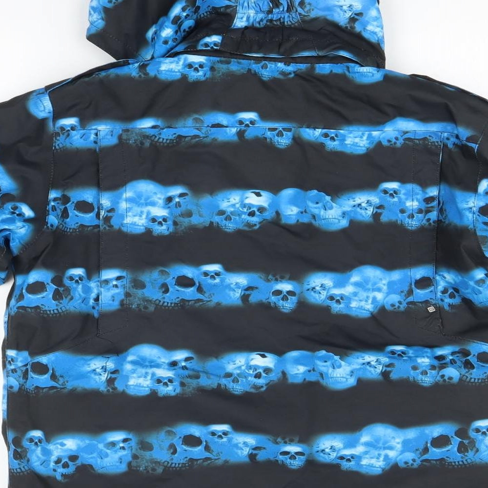 Surfanex Boys Blue   Jacket Coat Size 12 Years  - Skull print