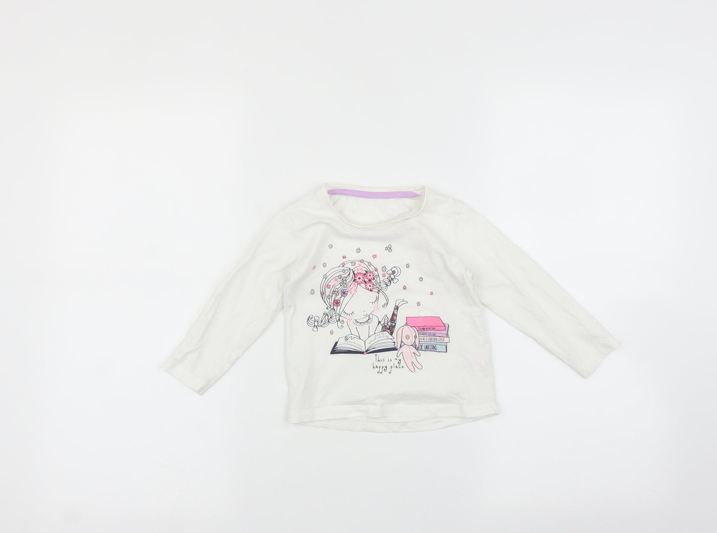 Natalan Baby White   Basic T-Shirt Size 12-18 Months