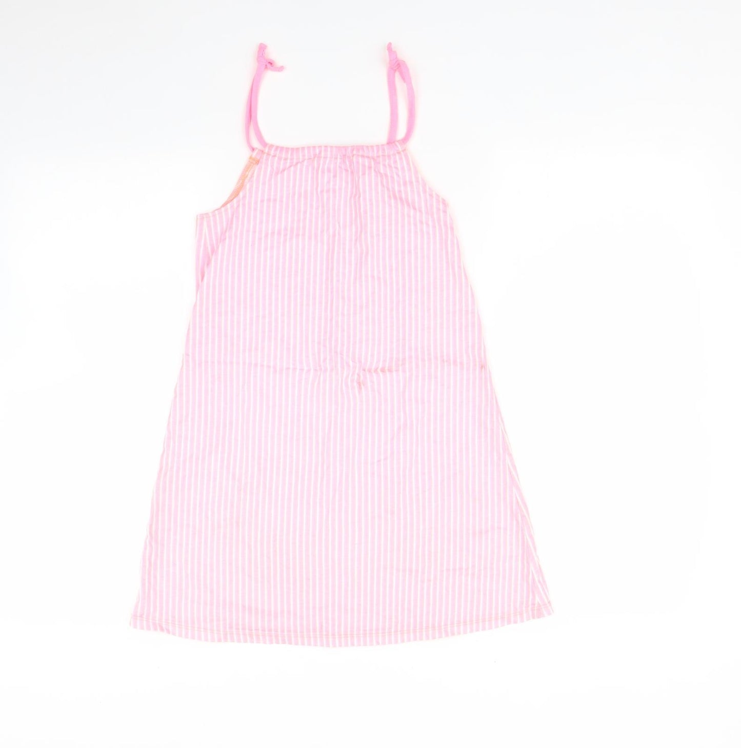George Girls Pink Striped  A-Line  Size 8-9 Years