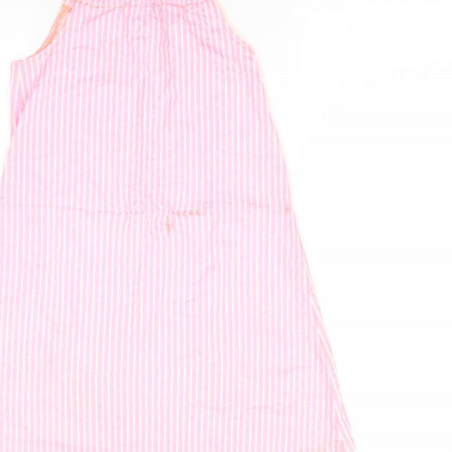 George Girls Pink Striped  A-Line  Size 8-9 Years