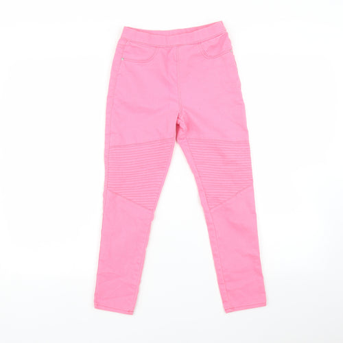 Matalan Girls Pink   Skinny Jeans Size 9 Months