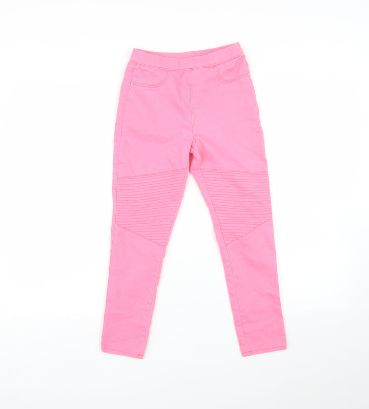 Matalan Girls Pink Skinny Jeans Size 9 Months