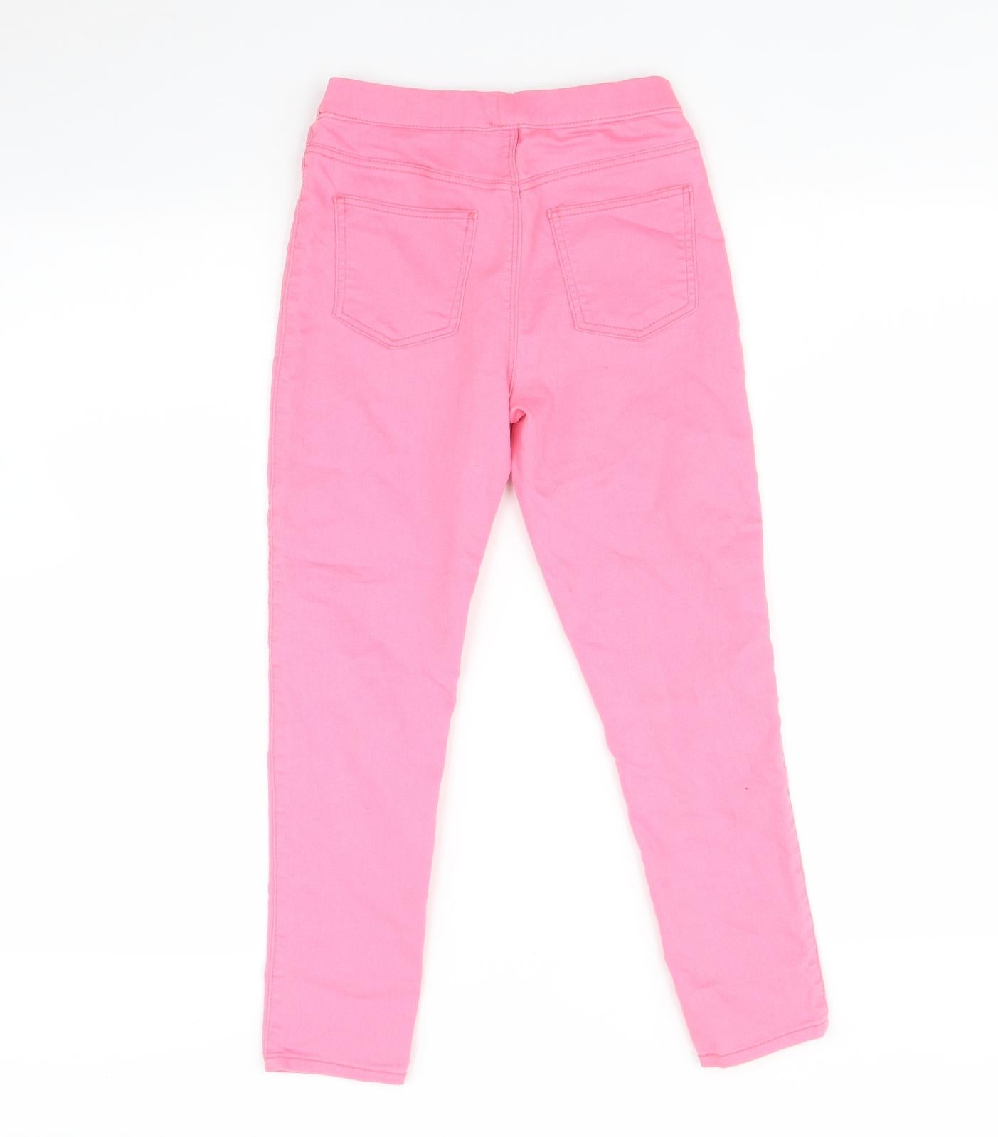 Matalan Girls Pink   Skinny Jeans Size 9 Months