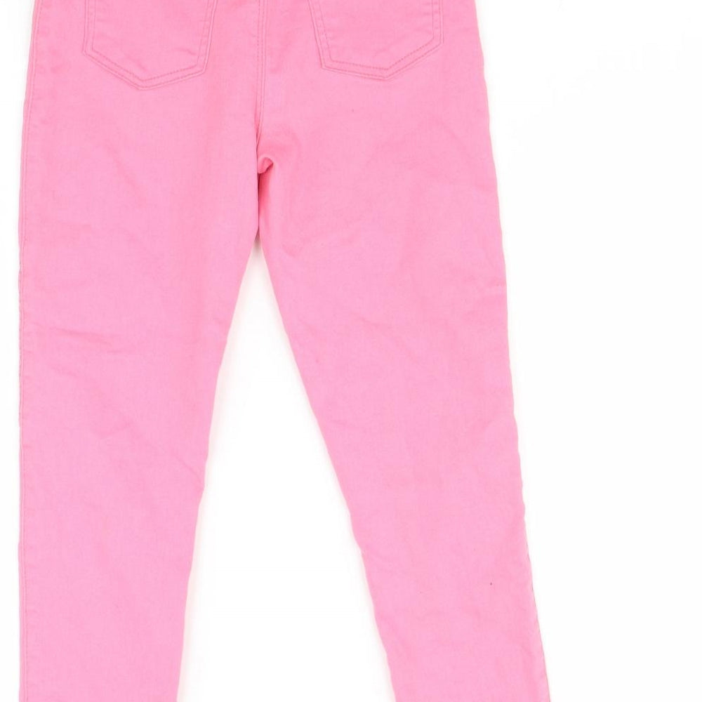 Matalan Girls Pink   Skinny Jeans Size 9 Months