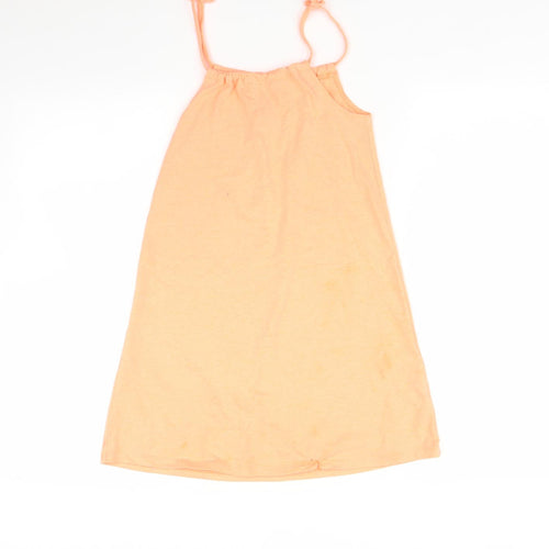 George Girls Orange   A-Line  Size 8-9 Years