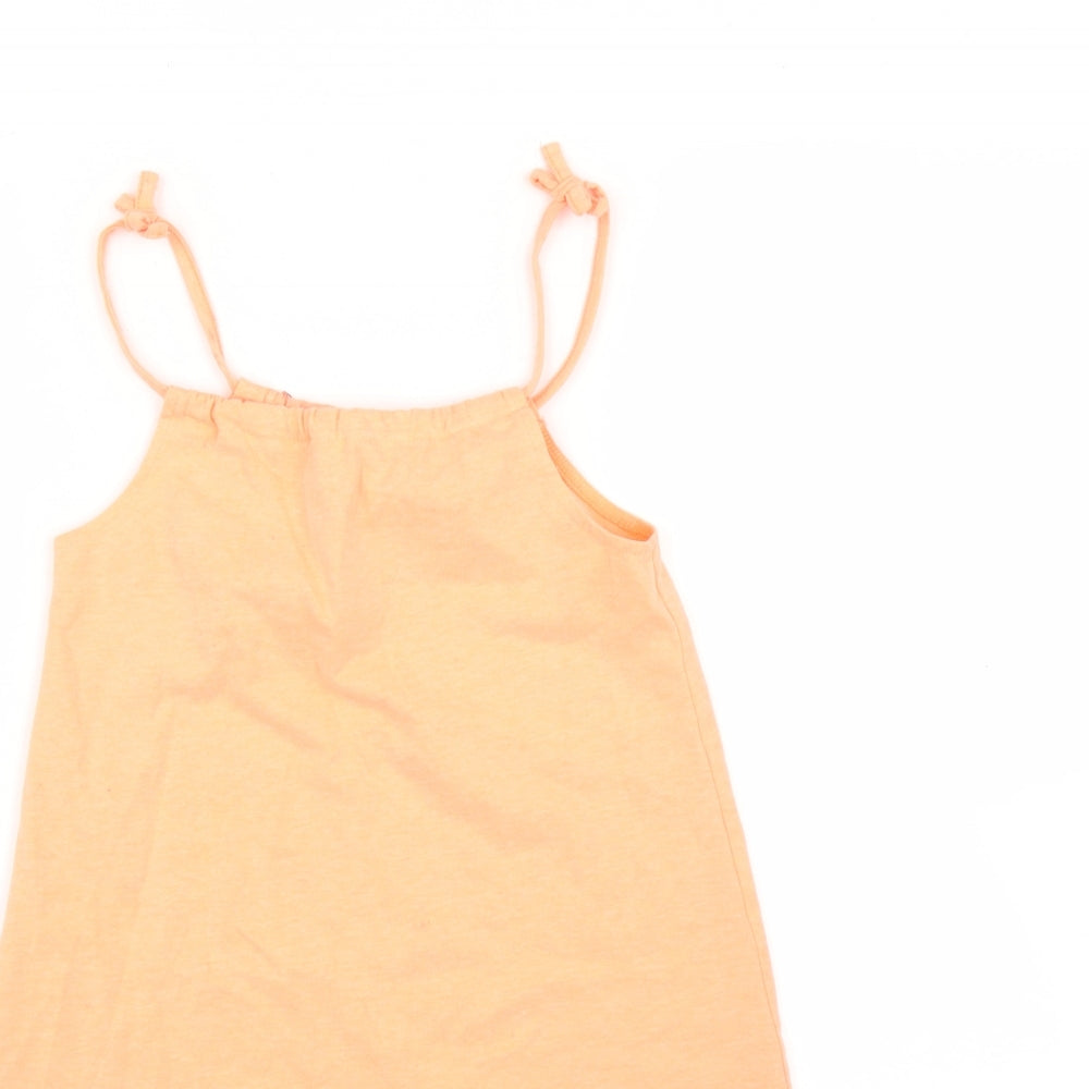 George Girls Orange   A-Line  Size 8-9 Years