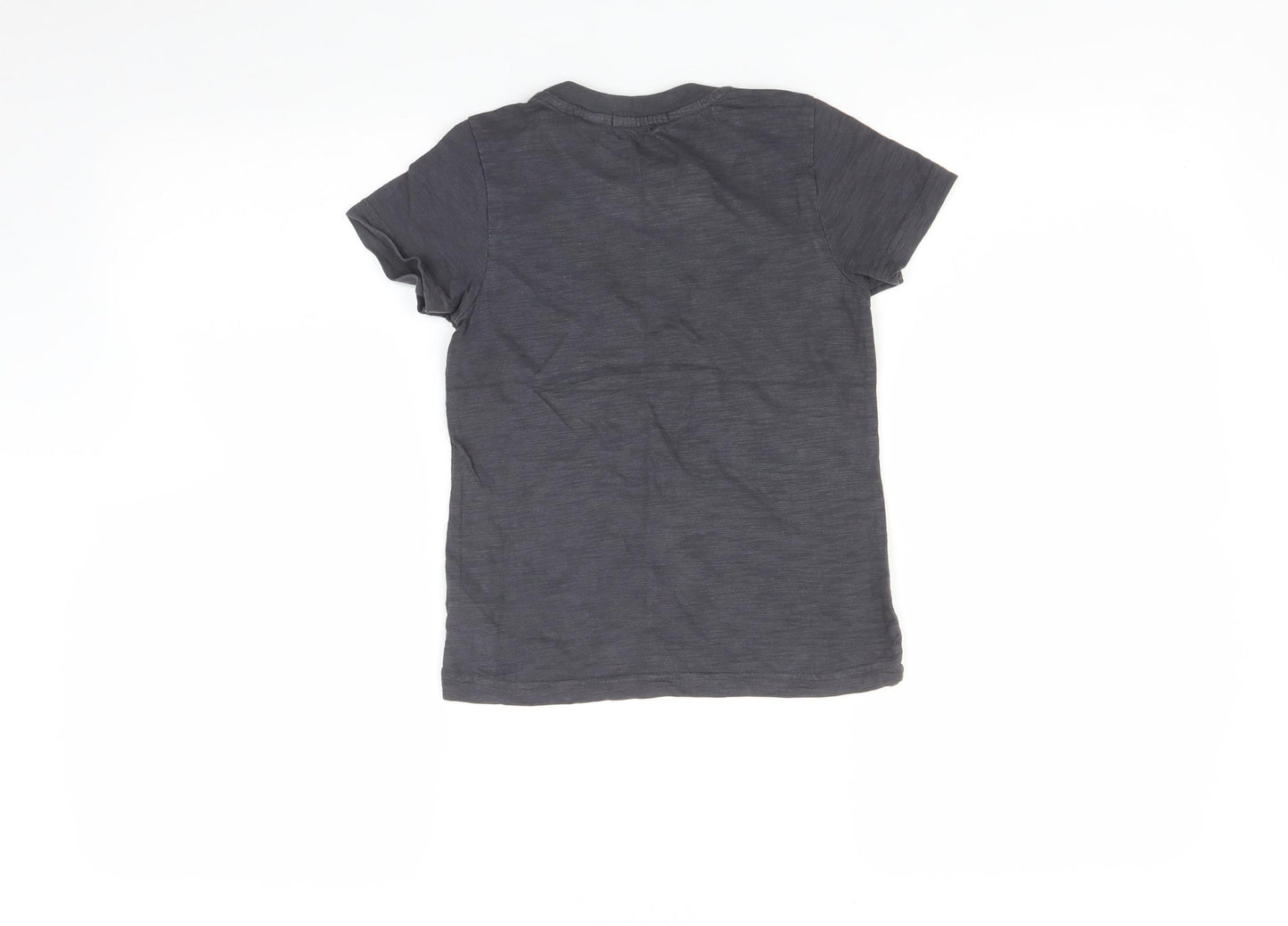 Be courageous Boys Grey   Basic T-Shirt Size 5-6 Years  - Toy story