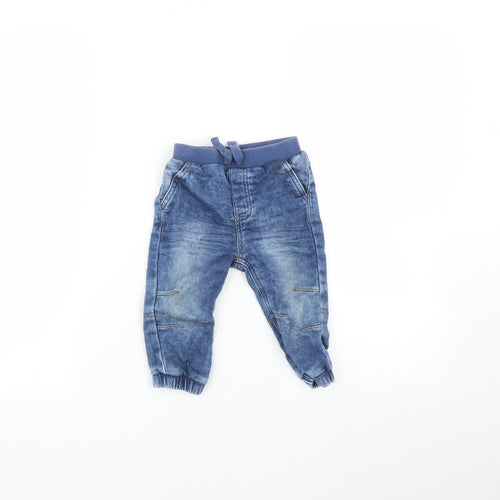 George Baby Blue   Jogger Trousers Size 9 Months