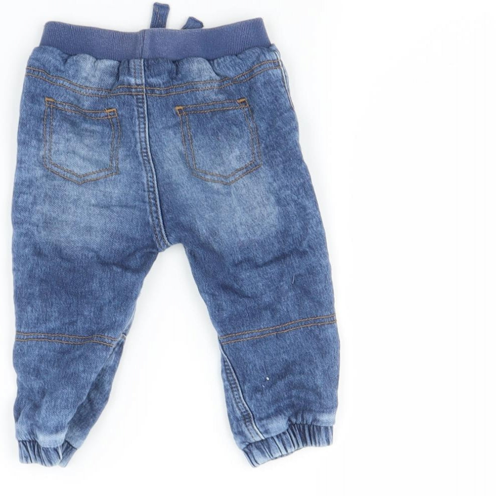 George Baby Blue   Jogger Trousers Size 9 Months