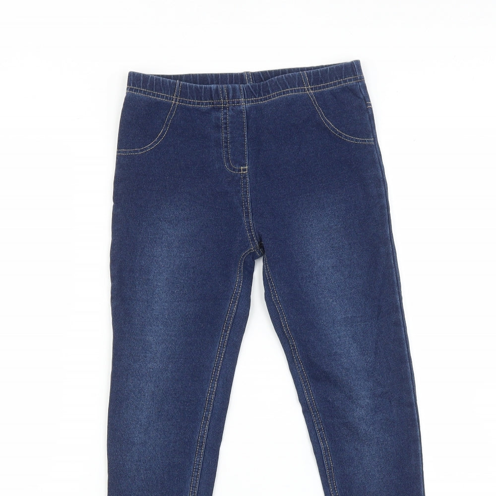 George Girls Blue   Jegging Trousers Size 10-11 Years