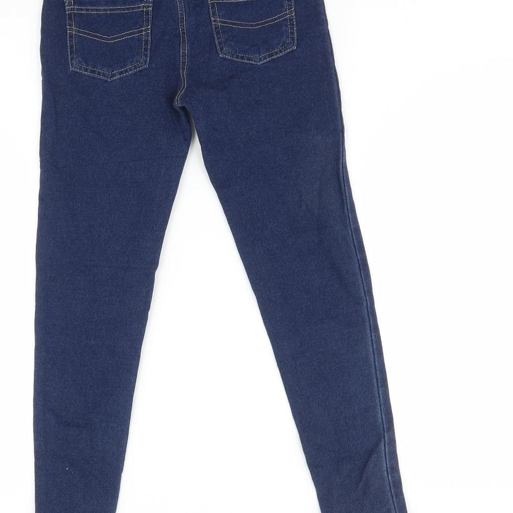 George Girls Blue   Jegging Trousers Size 10-11 Years
