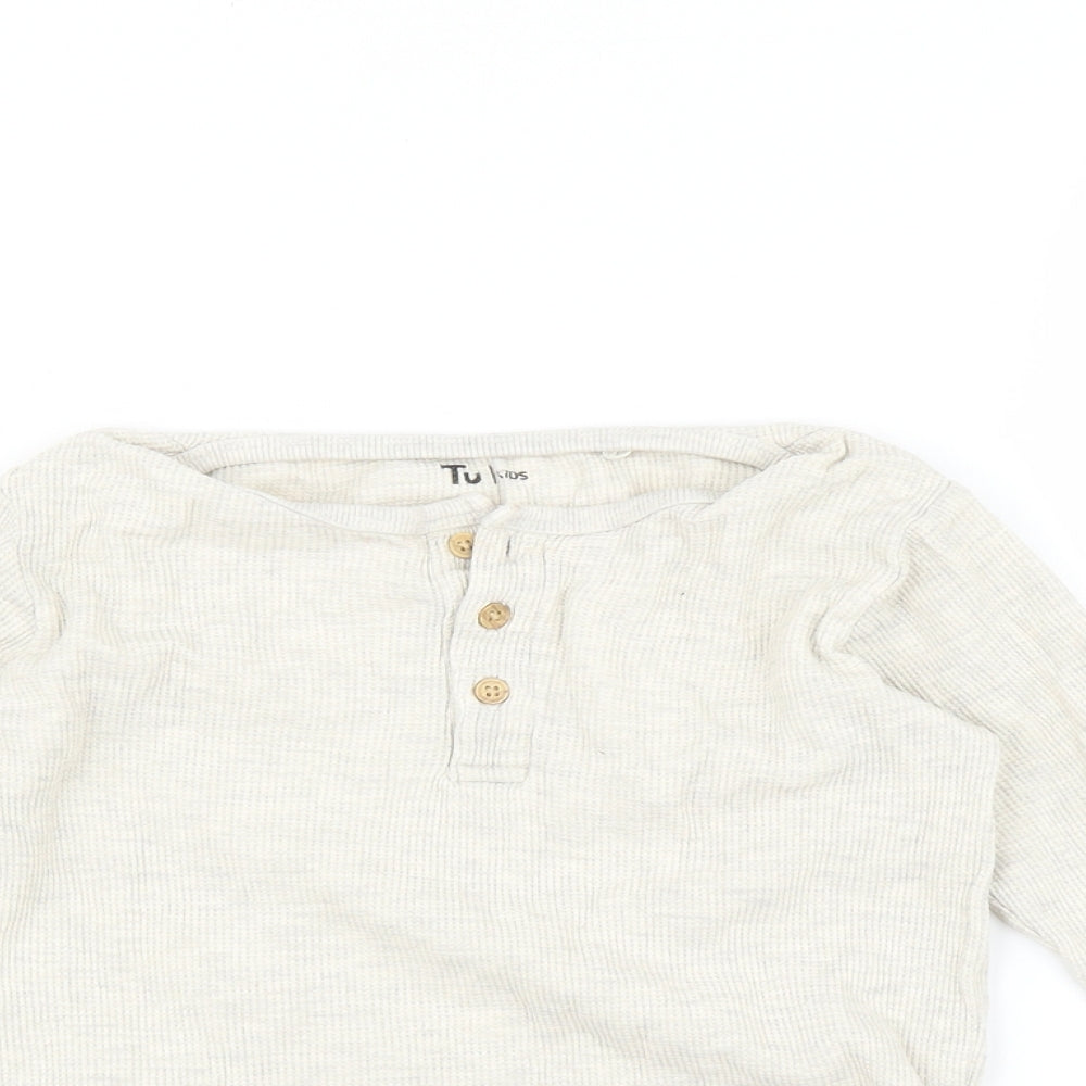 TU Boys Beige   Basic T-Shirt Size 2-3 Years