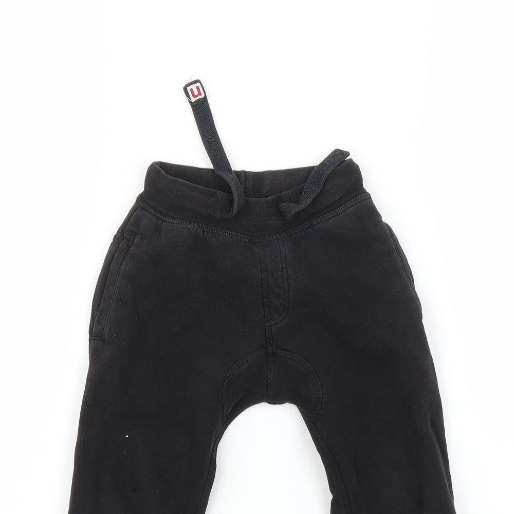 NEXT Boys Black   Jogger Trousers Size 2 Years