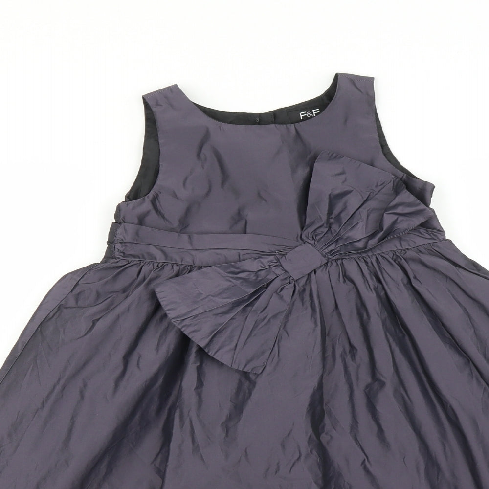 F&F Girls Purple   Fit & Flare  Size 5-6 Years