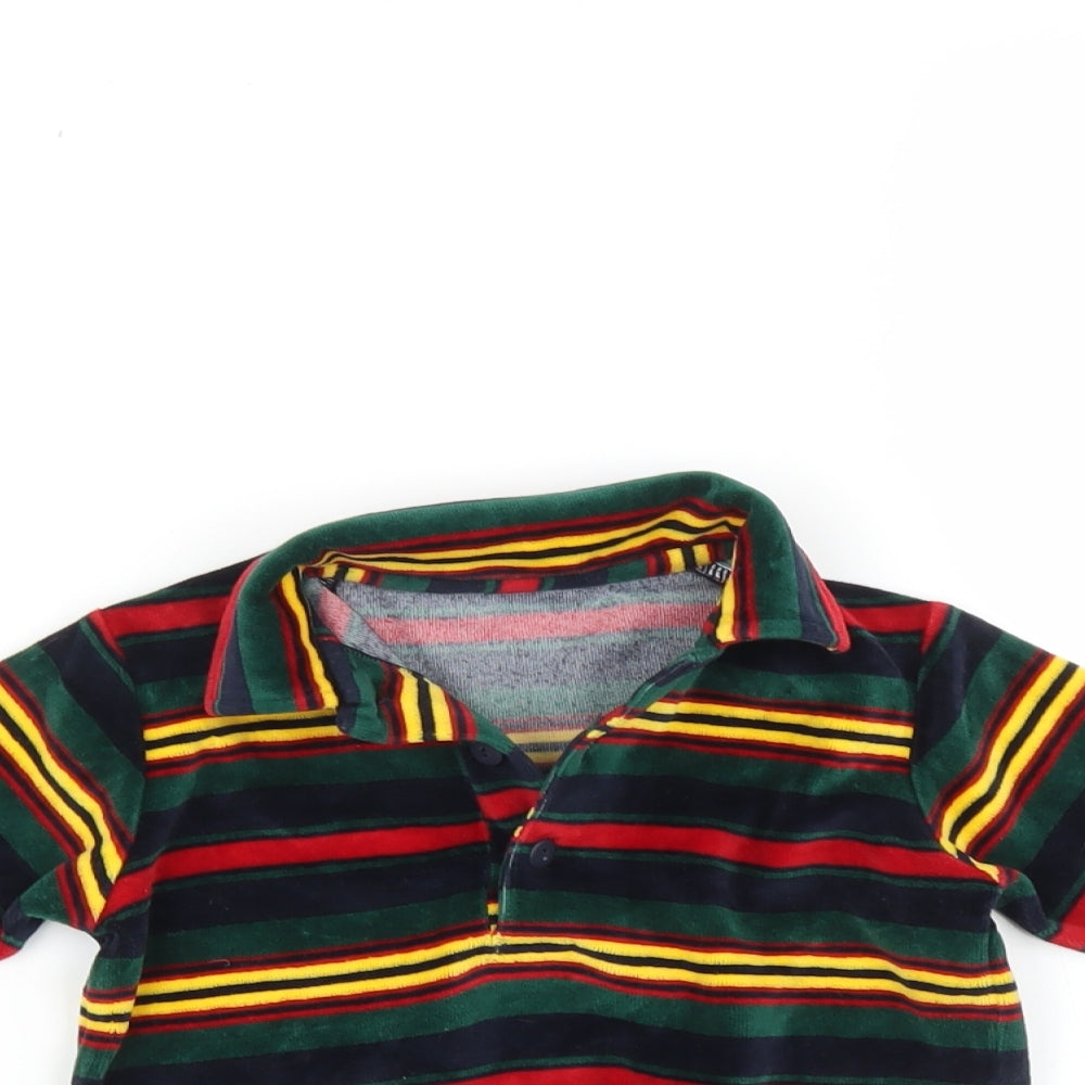 George Baby Multicoloured Striped  Basic Polo Size 3-6 Months