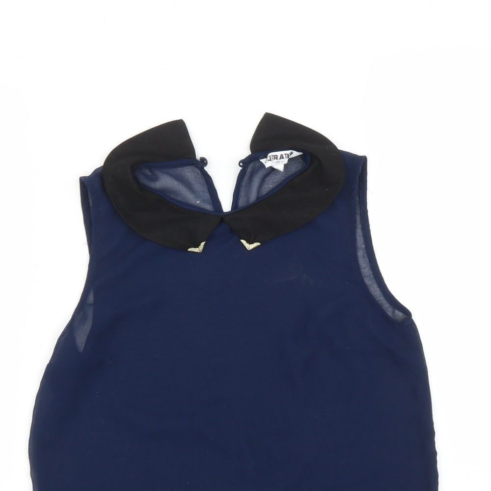 New Look Womens Blue   Basic T-Shirt Size 10