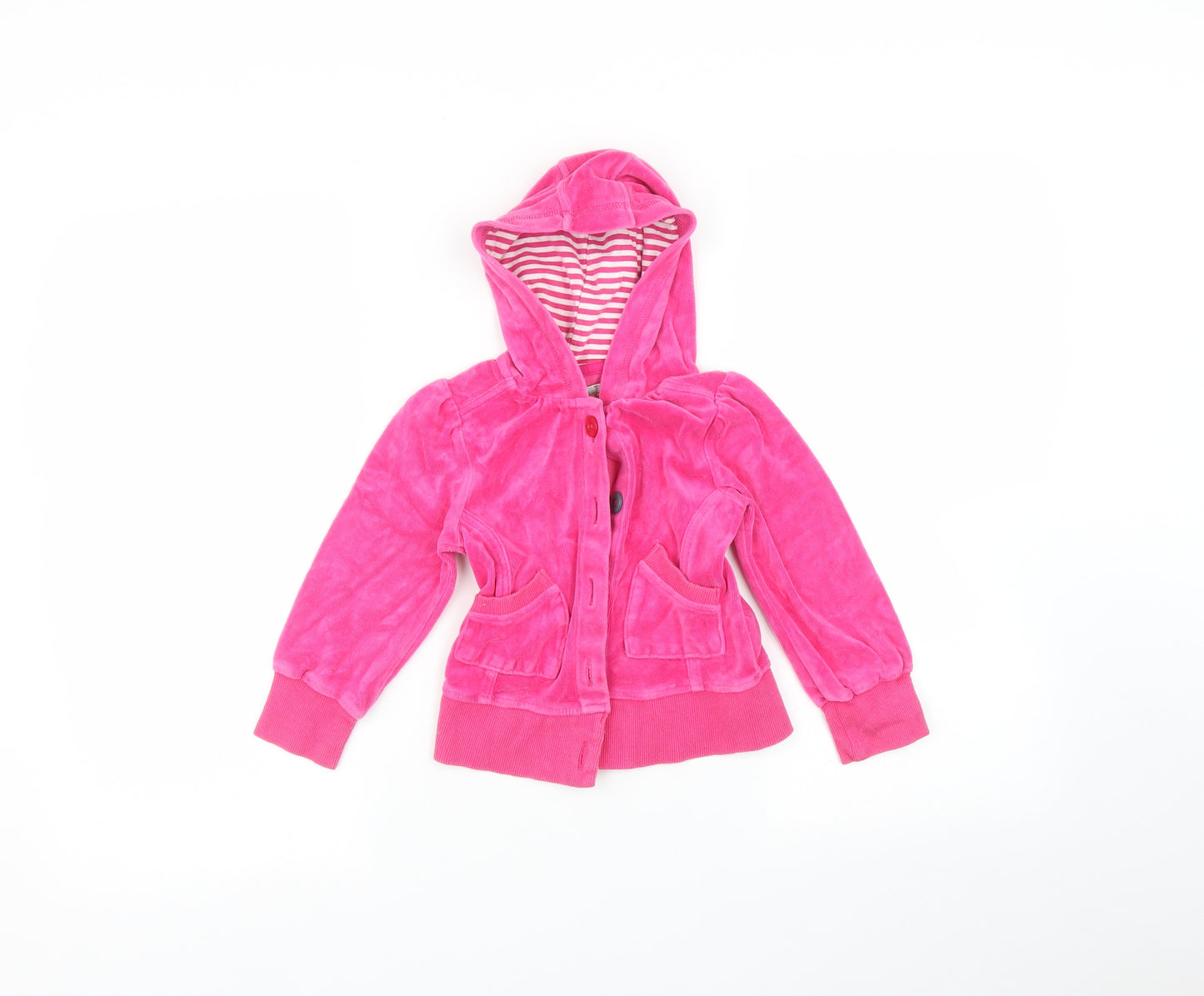 Marks and Spencer Girls Pink   Pullover Hoodie Size 3-4 Years