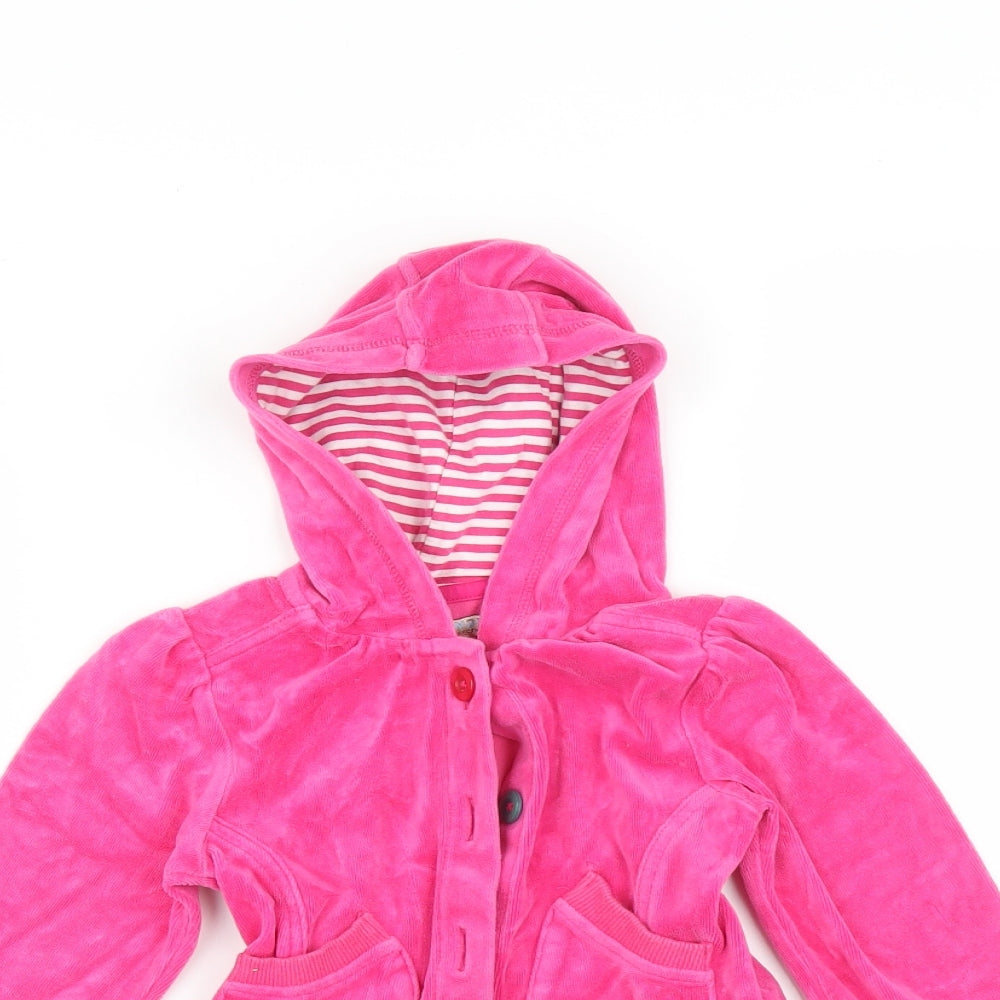 Marks and Spencer Girls Pink   Pullover Hoodie Size 3-4 Years