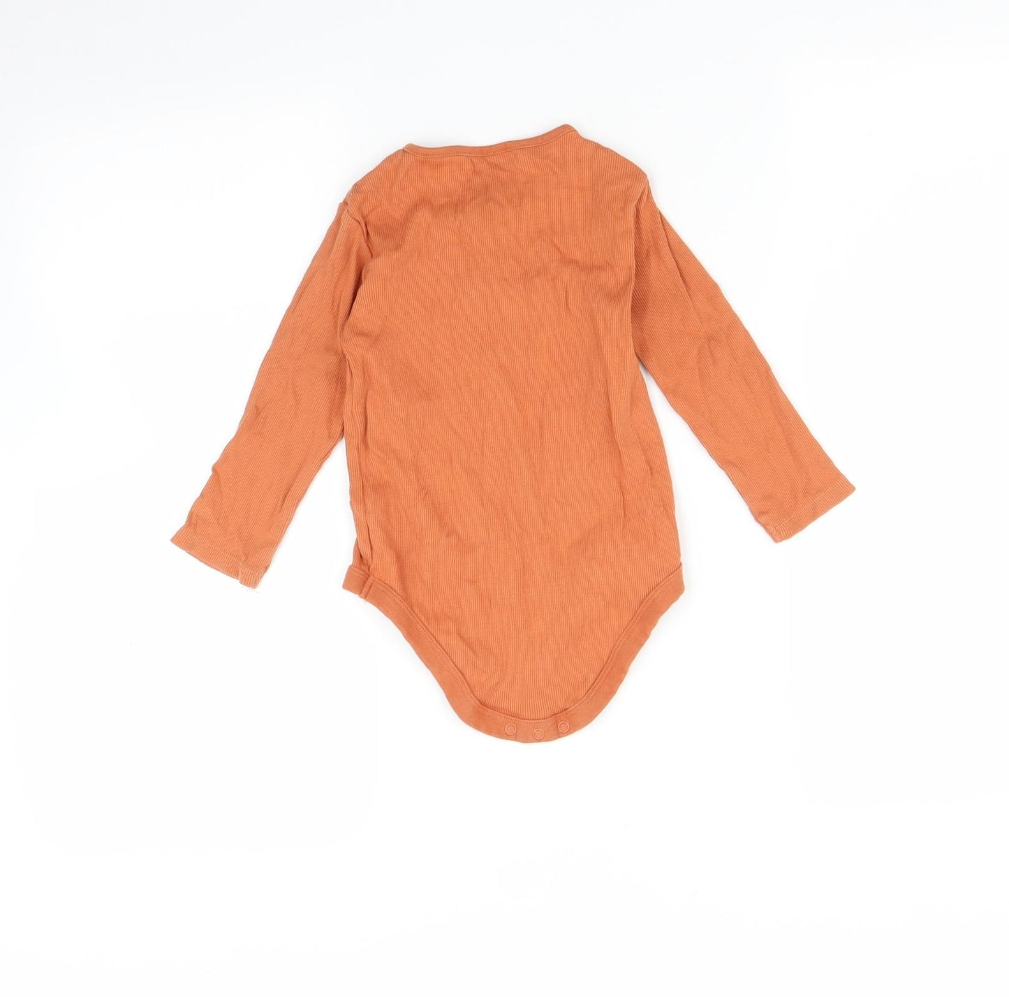 TU Girls Orange   Basic T-Shirt Size 2-3 Years  - Bodysuit