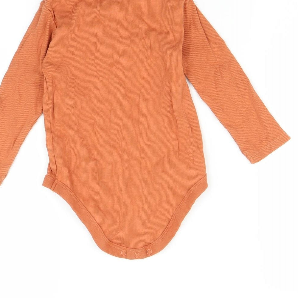 TU Girls Orange   Basic T-Shirt Size 2-3 Years  - Bodysuit