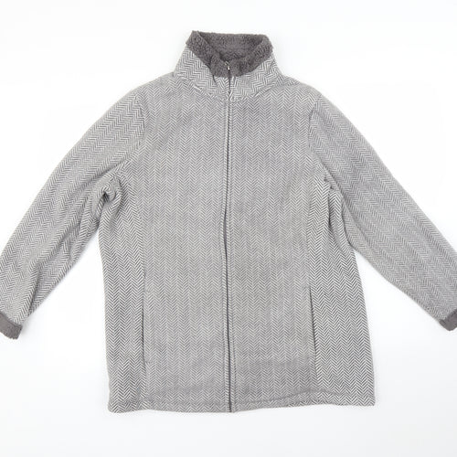 Preworn Womens Grey   Full Zip Hoodie Size M