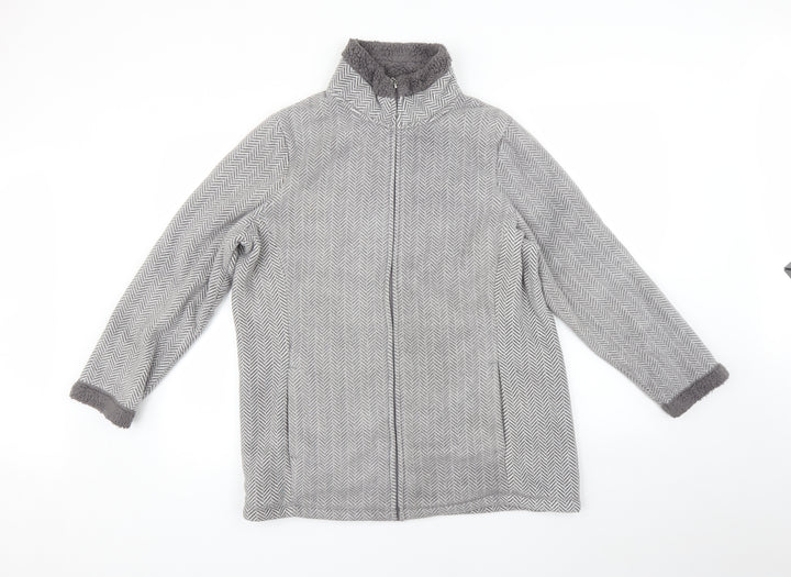 Preworn Womens Grey   Full Zip Hoodie Size M