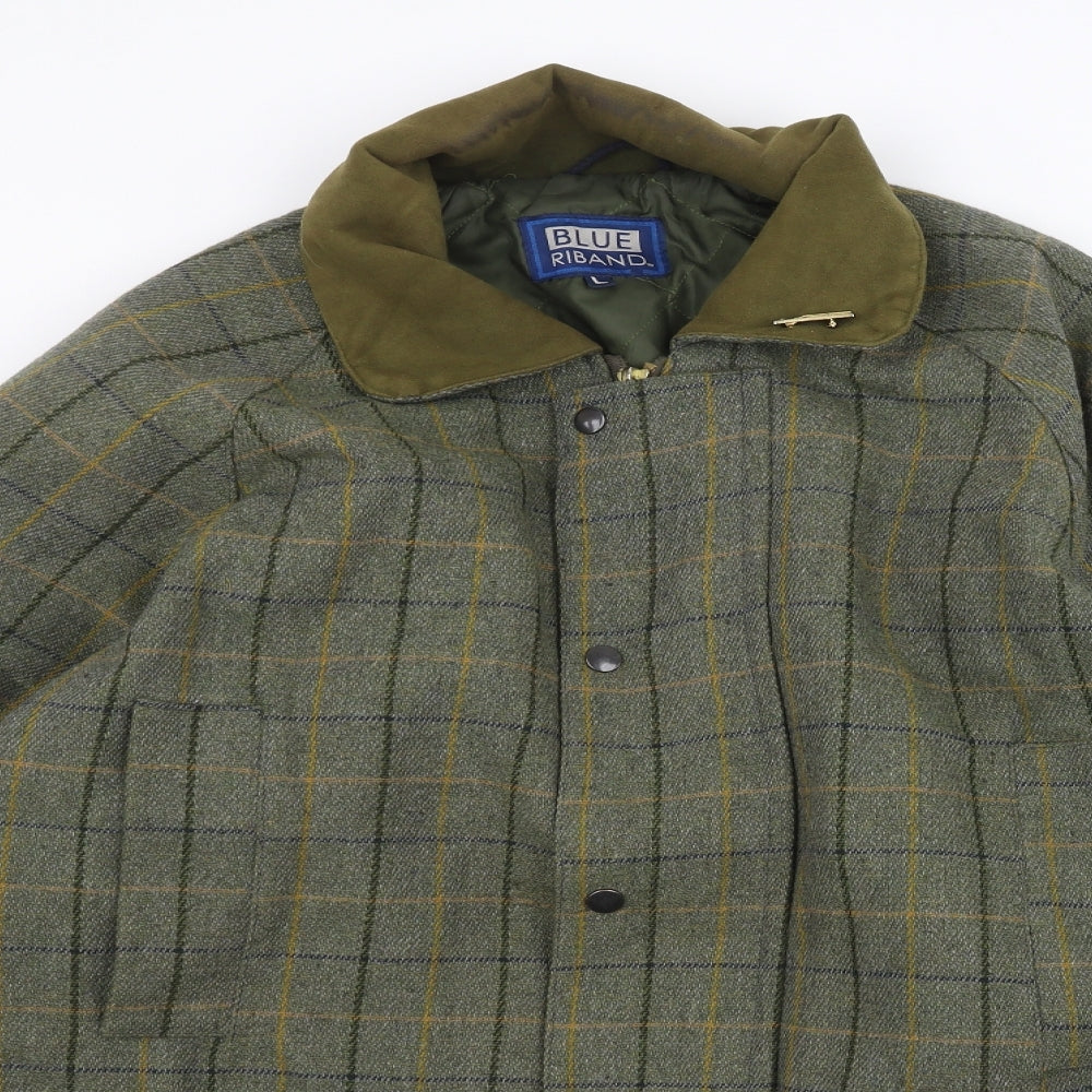 Blue riband Mens Green   Jacket  Size L