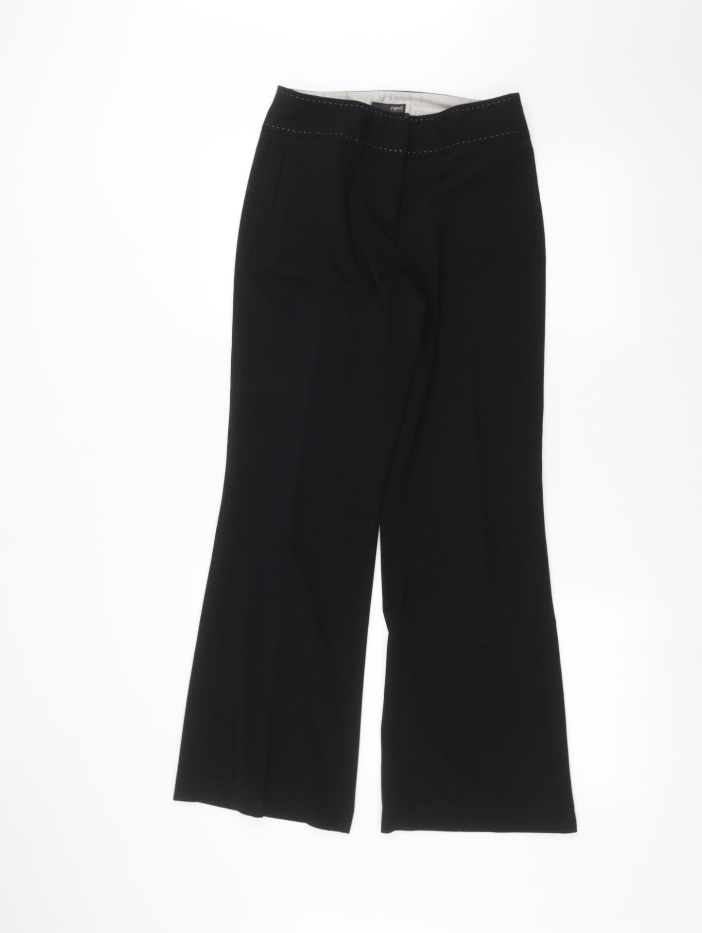 NEXT Womens Black   Trousers  Size 6 L27 in