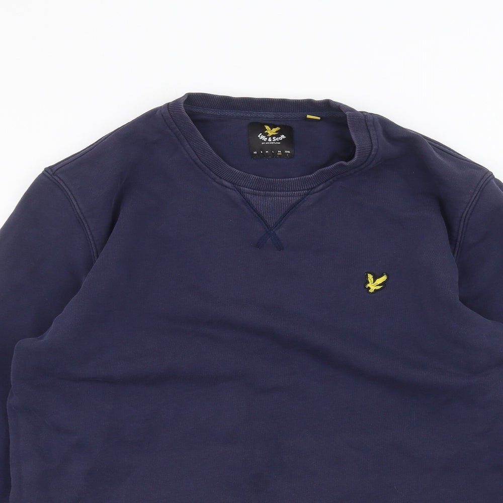 Lyle & Scott Mens Blue   Pullover Jumper Size XL