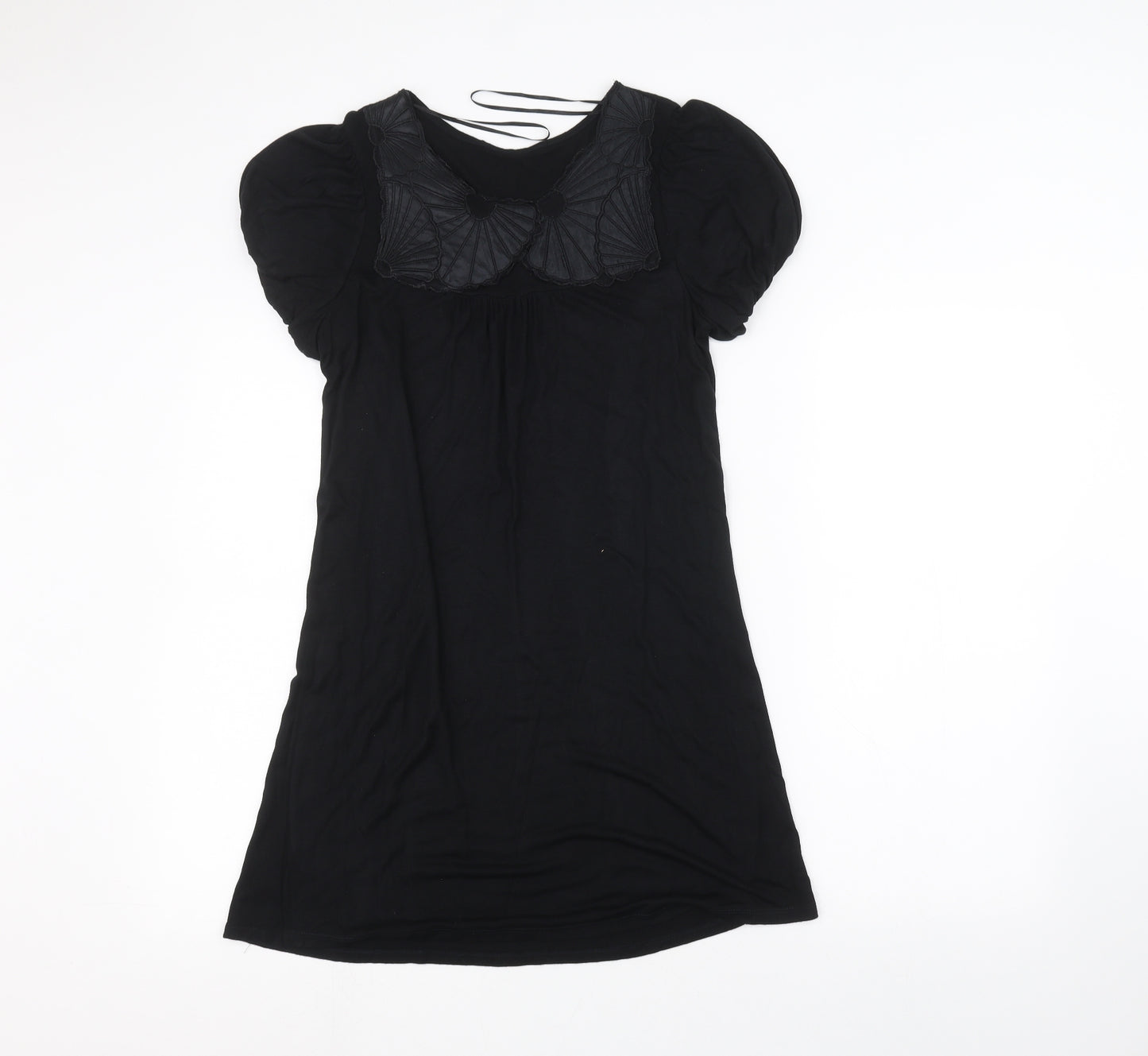 Preworn Womens Black   Basic T-Shirt Size 10