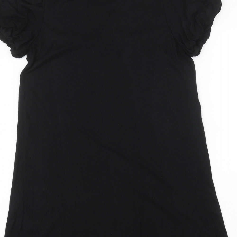Preworn Womens Black   Basic T-Shirt Size 10
