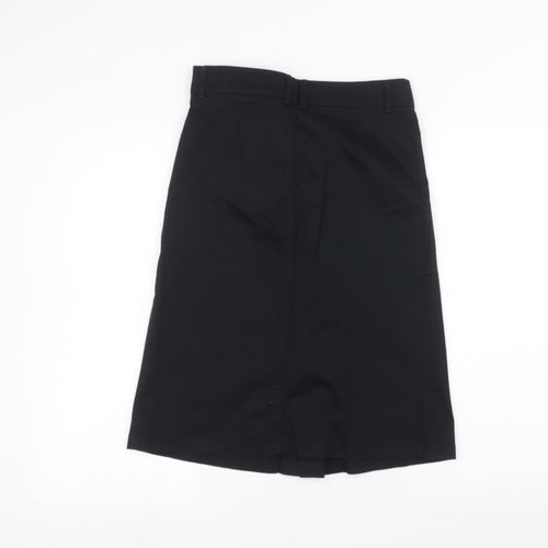 Preworn Womens Black   A-Line Skirt Size 6