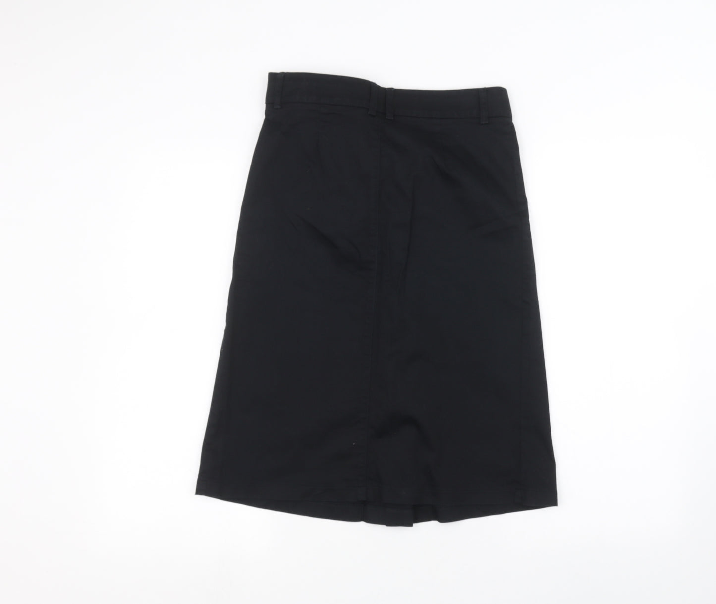 Preworn Womens Black   A-Line Skirt Size 6