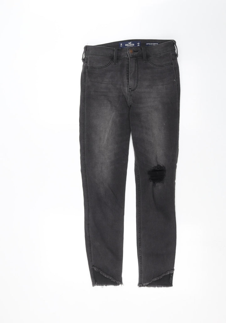 Hollister Womens Black Skinny Jeans Size 26 in L26 in