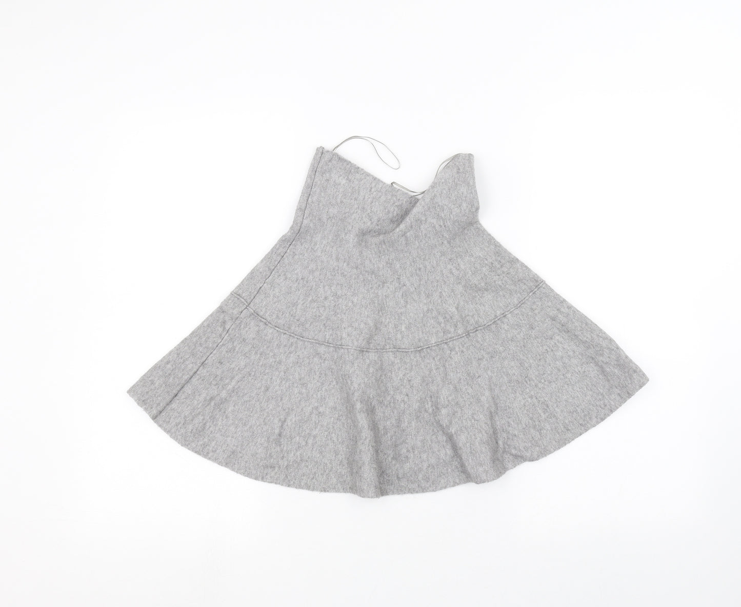 Zara Womens Grey   A-Line Skirt Size S