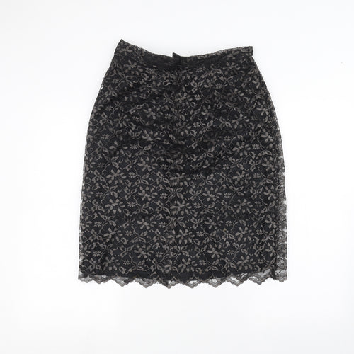 Etam Womens Black   Mini Skirt Size 16