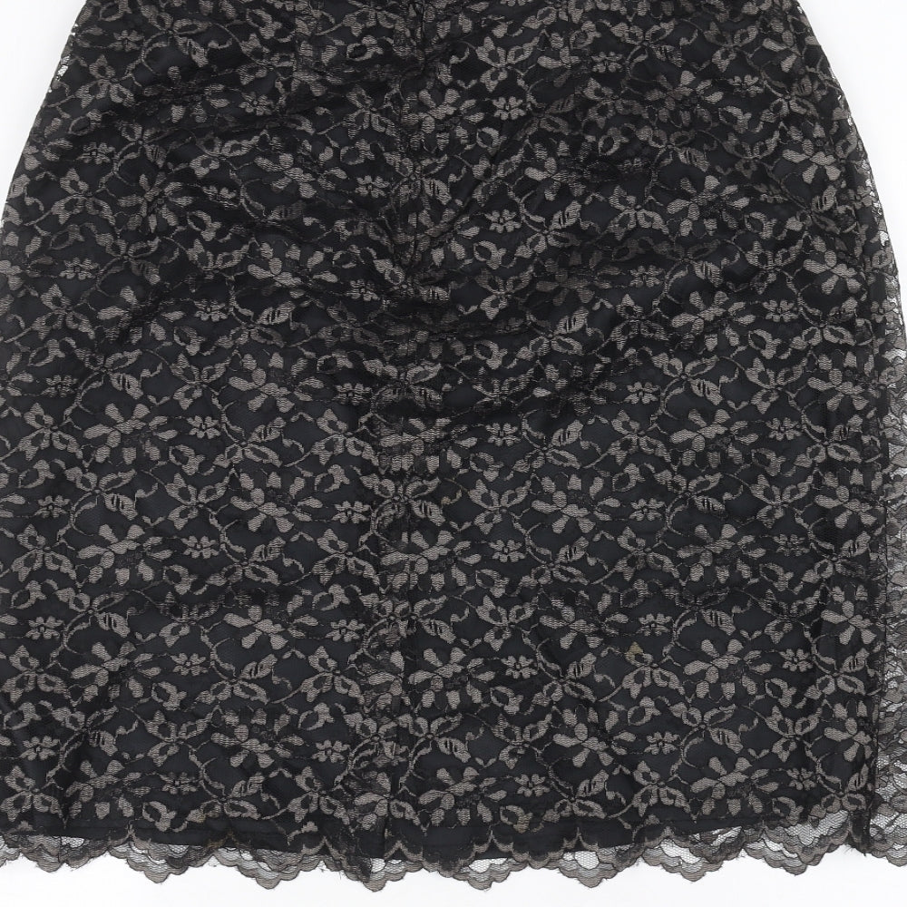 Etam Womens Black   Mini Skirt Size 16