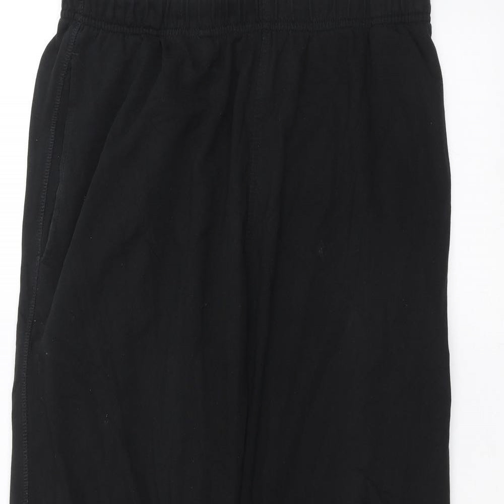 Marks and Spencer Mens Black   Sweatpants Trousers Size 36 in L28 in