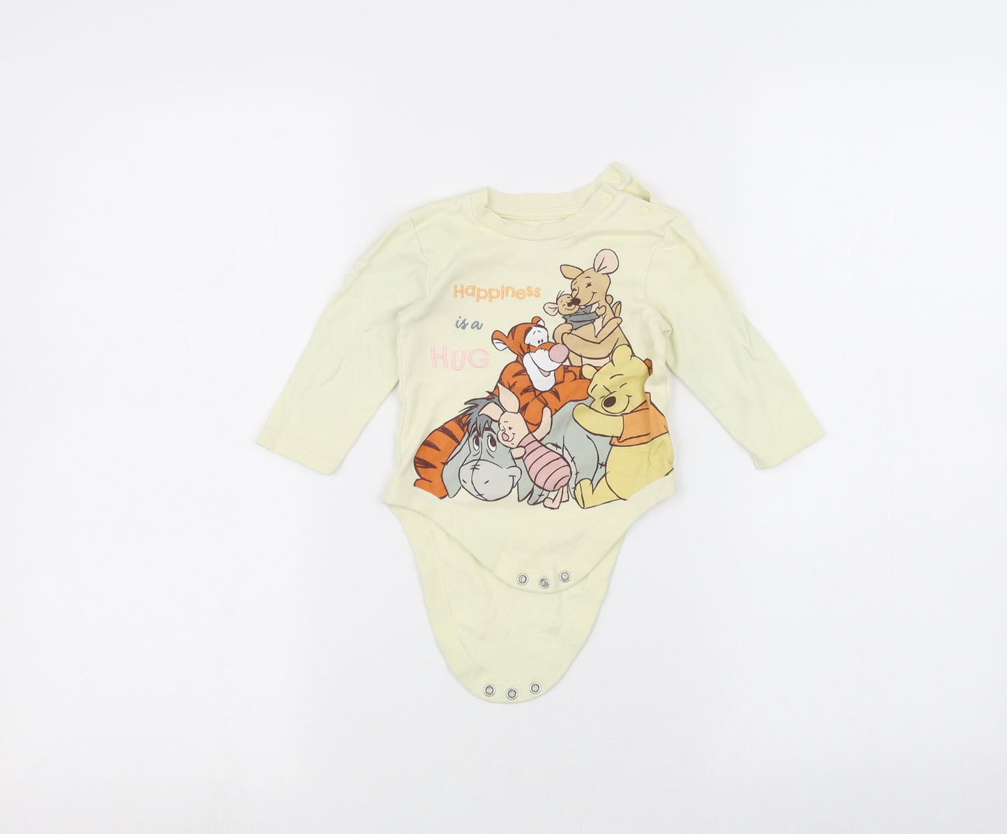 Disney Baby Yellow   Babygrow One-Piece Size 6-9 Months