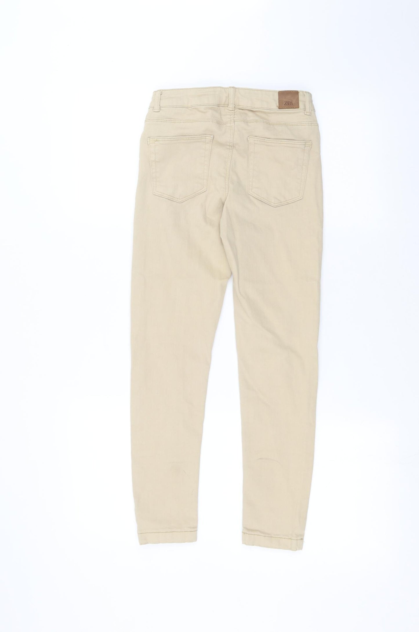 Zara Girls Beige   Skinny Jeans Size 9 Years