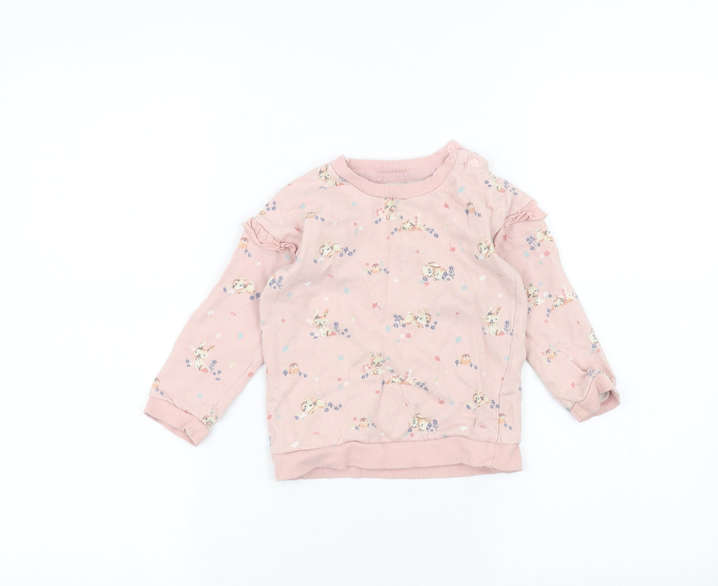 George Baby Pink   Pullover Jumper Size 18-24 Months