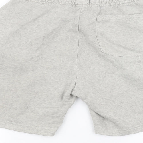 Brave Soul Mens Grey   Sweat Shorts Size M